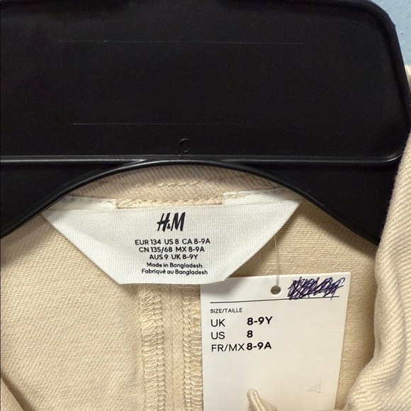 H&M Kids Cream Short Sleeve Dress - Picture 6 of 8